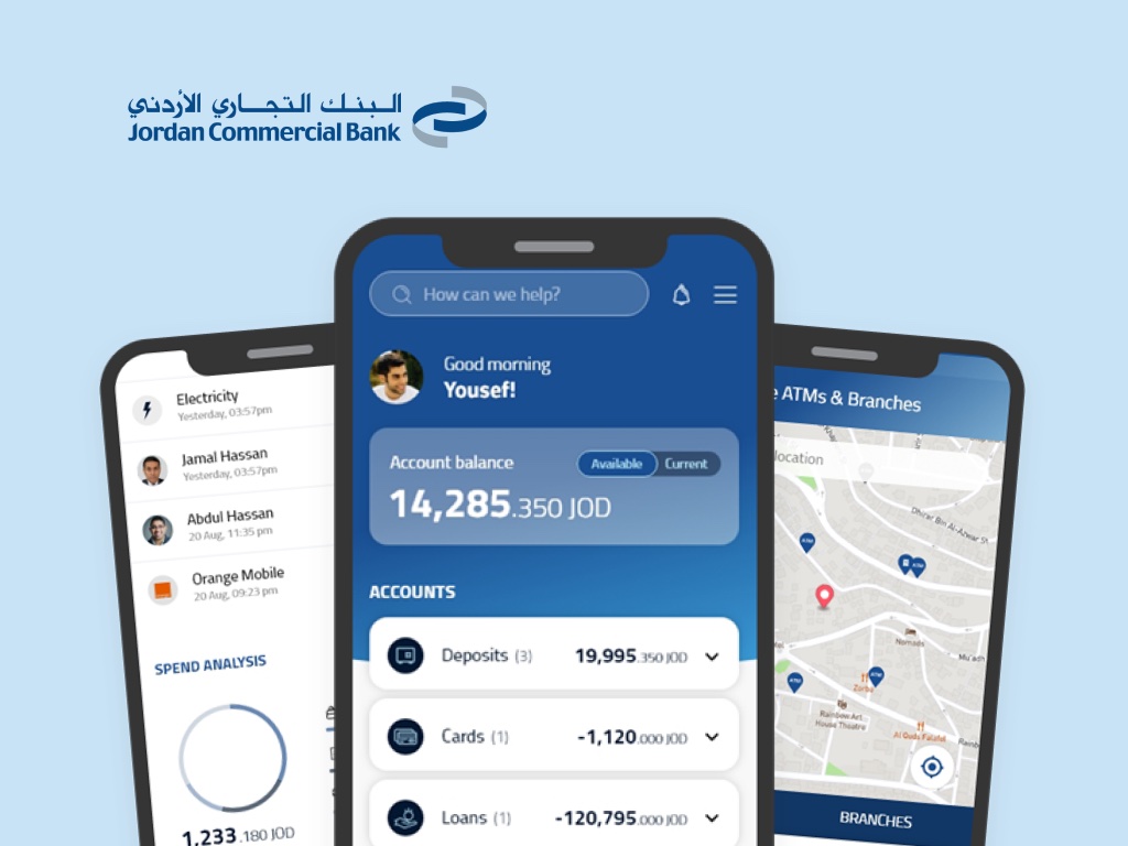 Jordan Commercial Bank mobile app